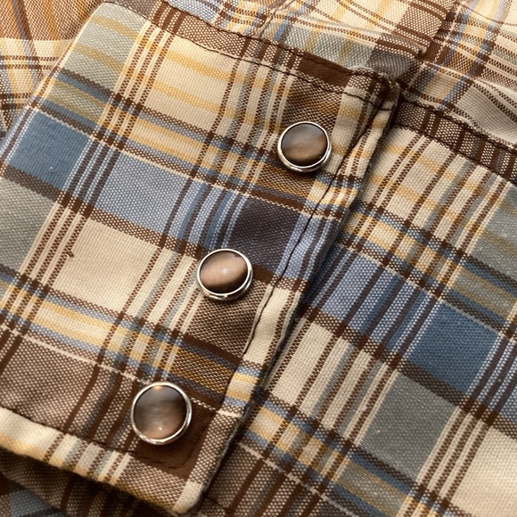 Vintage DJ Dickson Jenkins Men’s Western Shirt snap front Made in USA Size 16 - Picture 11 of 11